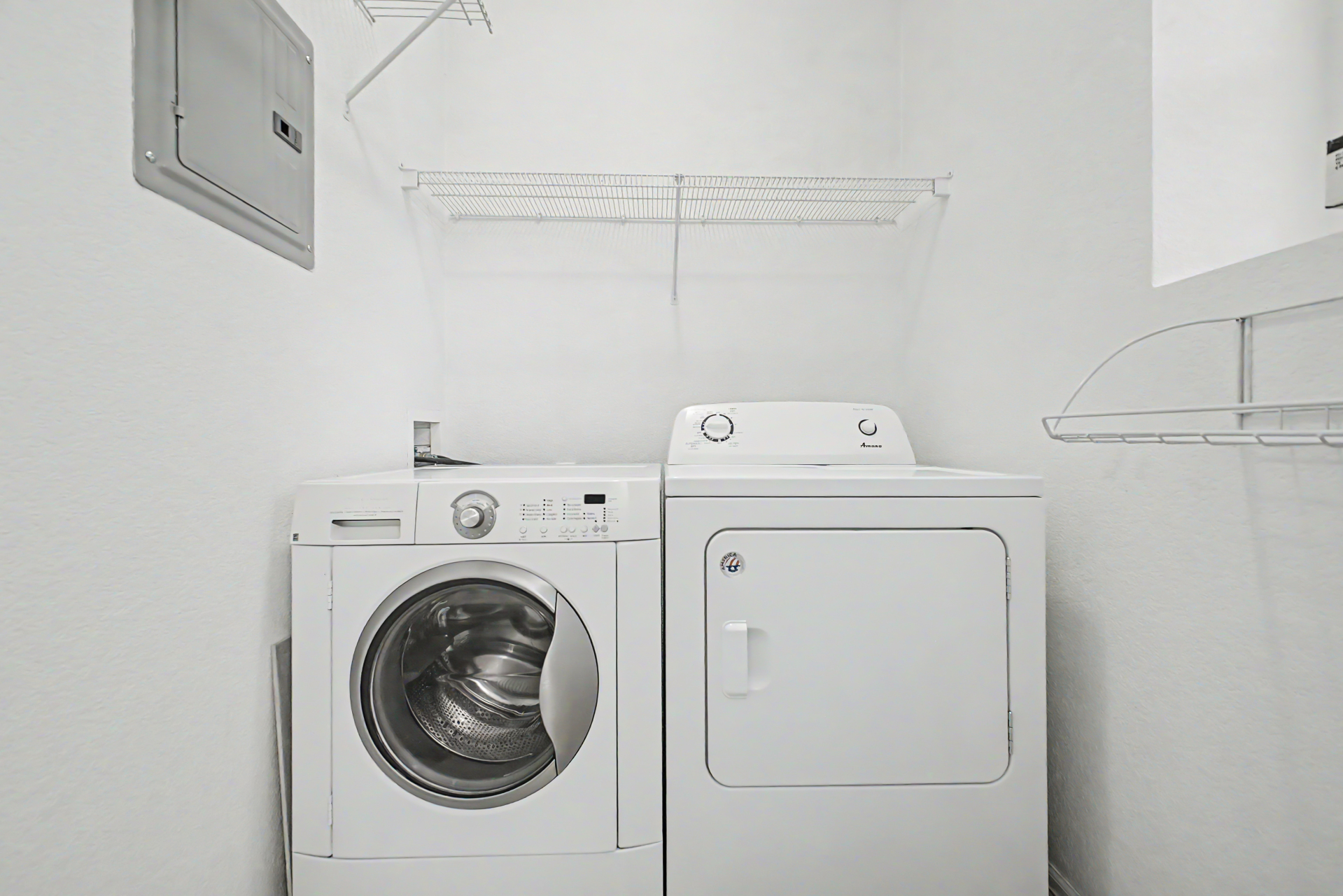Washer and dryer area